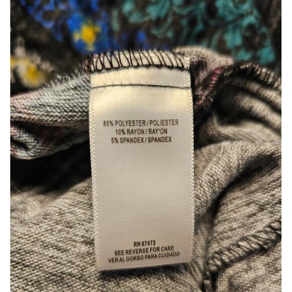 Bohemian Violet Weekend Dress Loose Fit Unique Babydoll Design Size 8 - Picture 5 of 6